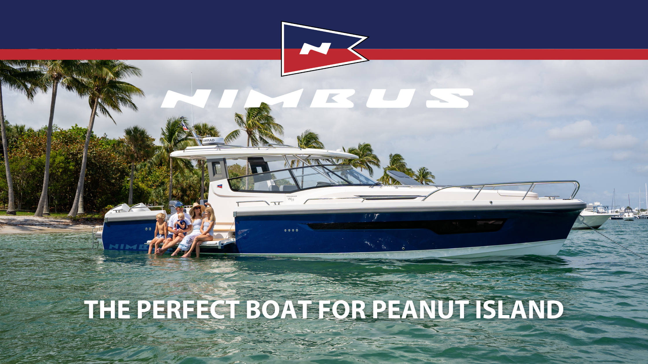 The Perfect Boat for Peanut Island: Discover Sandbar Days Aboard the Nimbus W11